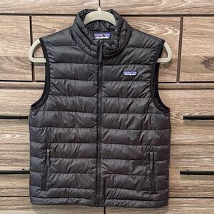 Patagonia Down Sweater Vest Size XL 14 Black